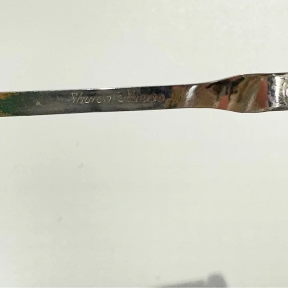 Shuron Vintage Browline Eyeglasses Black Metal Frame - Picture 6 of 12